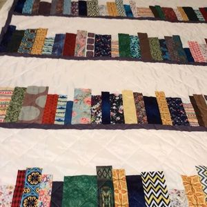 Throw that looks like library shelves